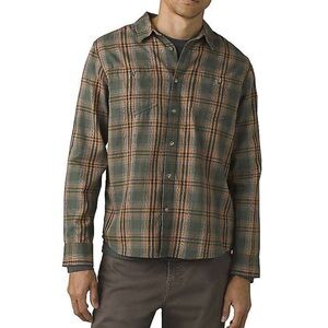 Prana Men’s Dolberg Flannel Shirt size small Tall